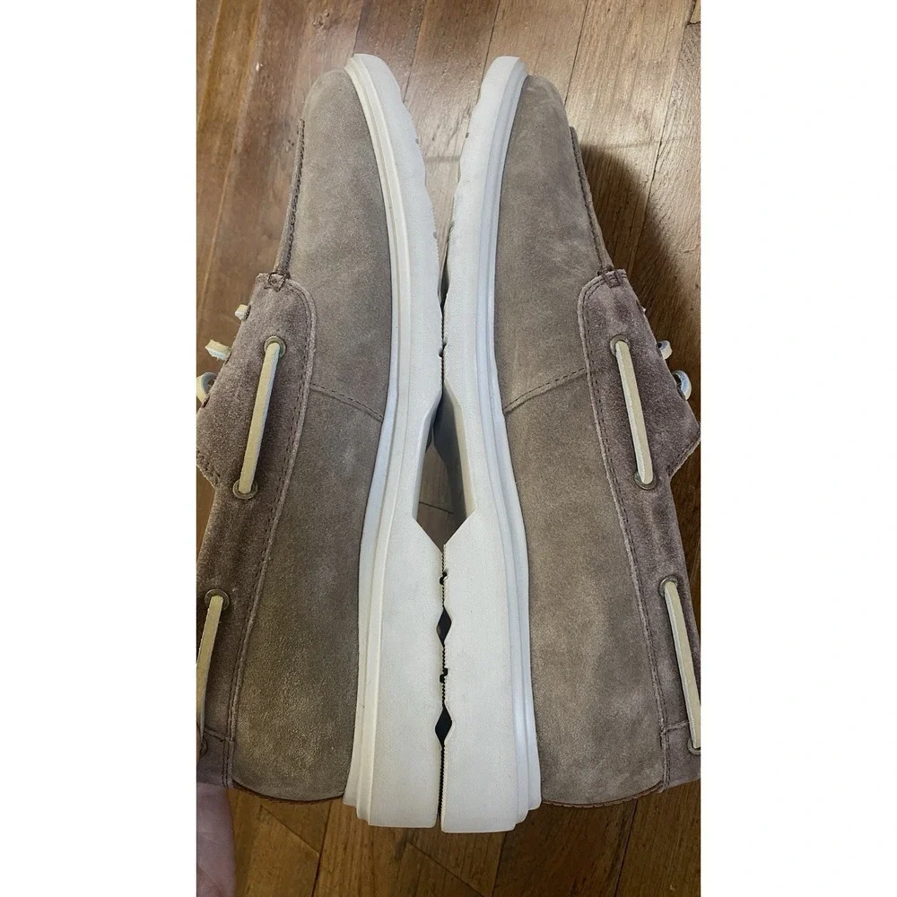 Frye Connor Boat Shoes Suede Leather Driftwood Men's‎ Size 12 Comfort Classic